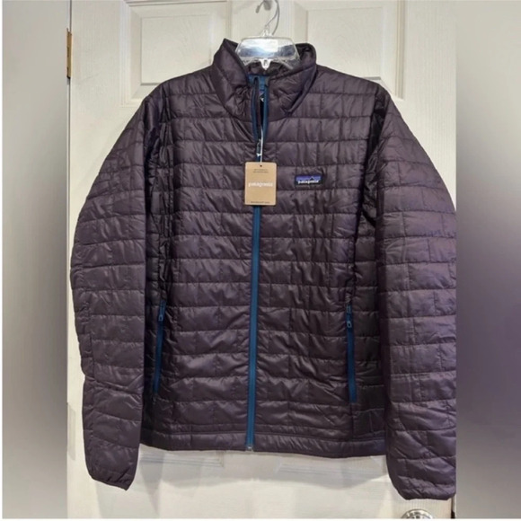 Patagonia Men’s S Small Nano Puff Jacket Obsidian Plum Purple NWT Puffer - Picture 1 of 14